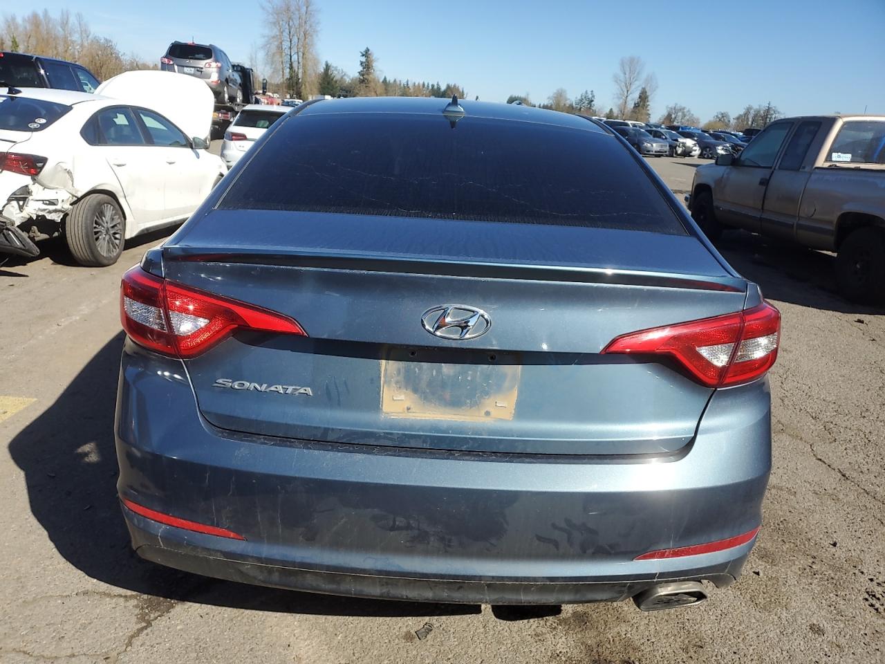 2016 Hyundai Sonata VIN 5NPE24AF6GH267411 Copart auction photo, front end damage thumbnail 6