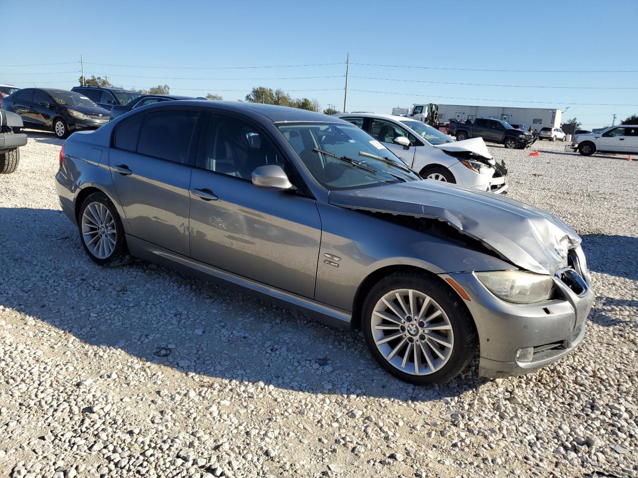 2011 BMW 3er VIN WBAPK7C50BF196477 Copart auction photo, all over damage thumbnail 4