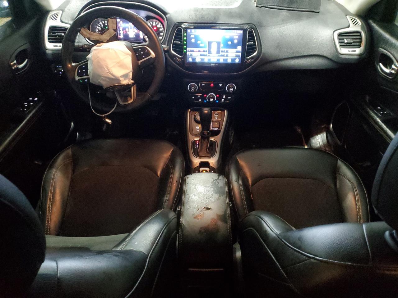 2018 Jeep Compass VIN 3C4NJDBB4JT281989 Copart auction photo, front end / undercarriage damage thumbnail 8