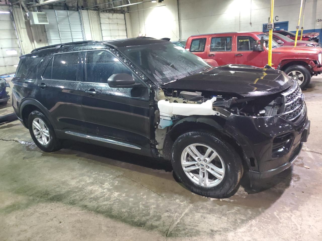 2023 Ford Explorer VIN 1FMSK8DH4PGB18454 Copart auction photo, front end damage thumbnail 4