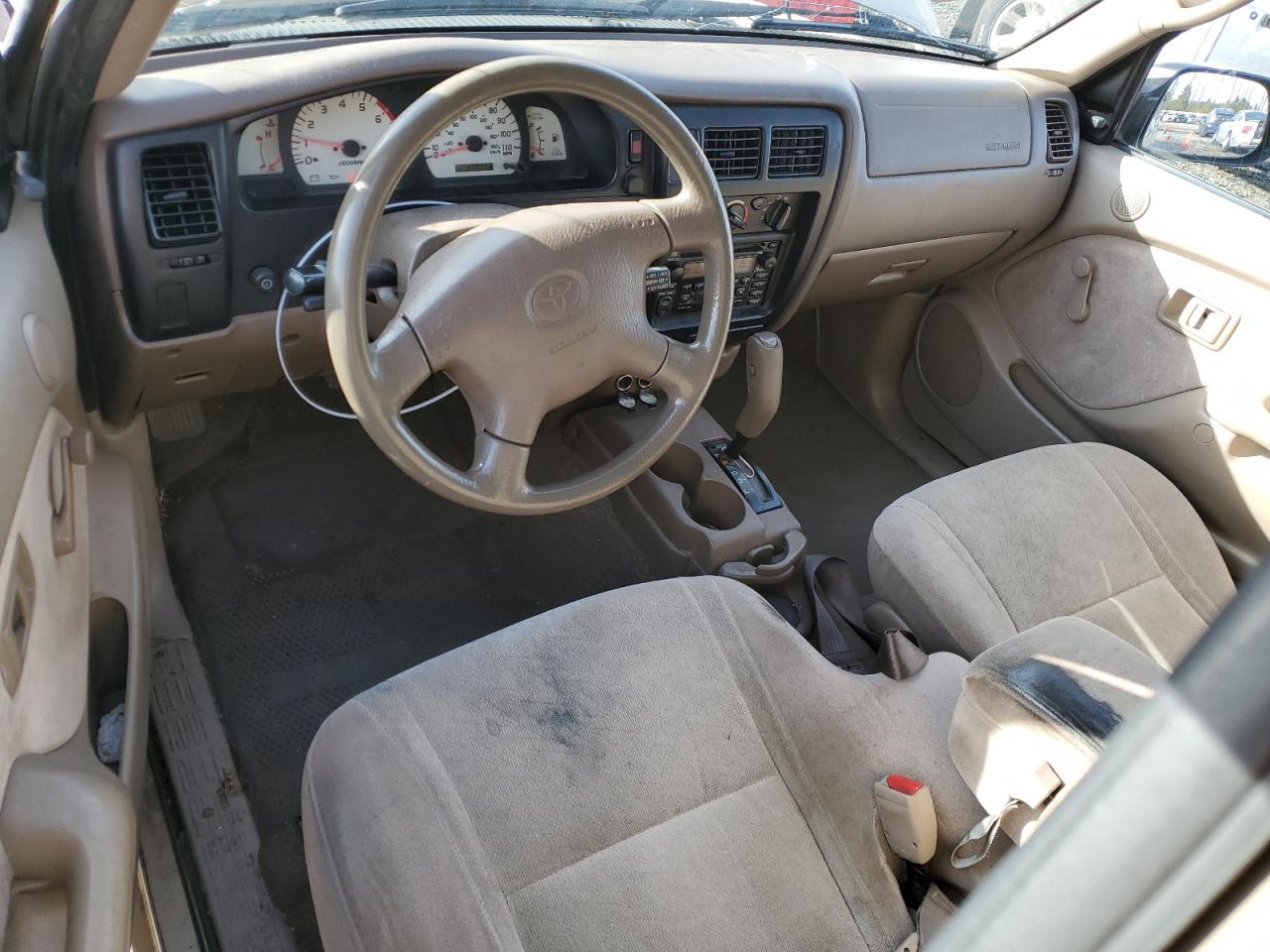 2001 Toyota Tacoma VIN 5TEVL52N91Z738593 Copart auction photo, front end / side damage thumbnail 8