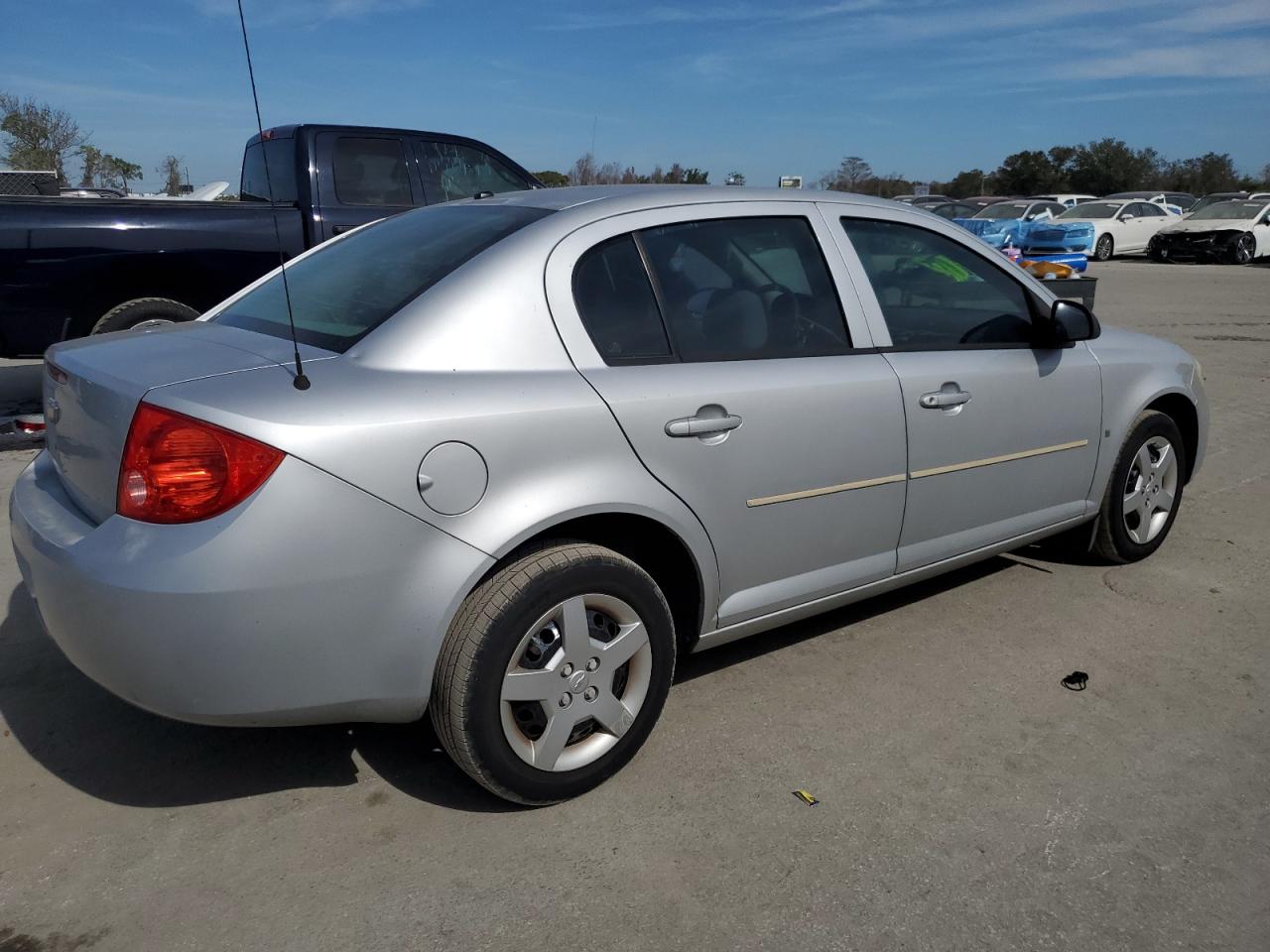 2008 Chevrolet Cobalt VIN 1G1AK58F487124935 Copart auction photo, side / minor dent/scratches damage thumbnail 3