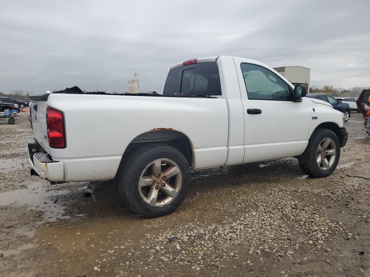2008 Dodge RAM VIN 1D7HA16258J139597 Copart auction photo, front end damage thumbnail 3