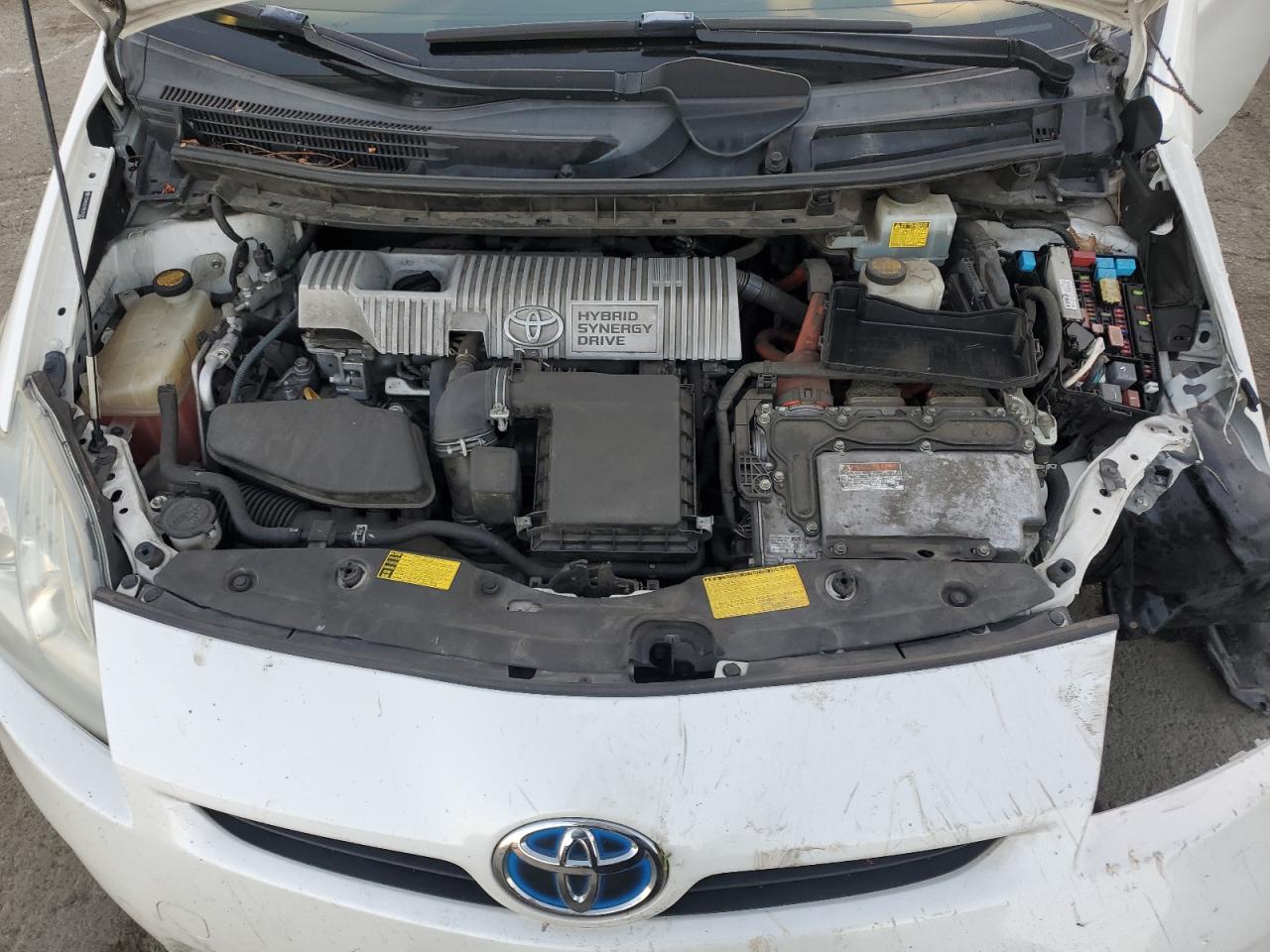 2011 Toyota Prius VIN JTDKN3DU9B5318312 Copart auction photo, side / front end damage thumbnail 11