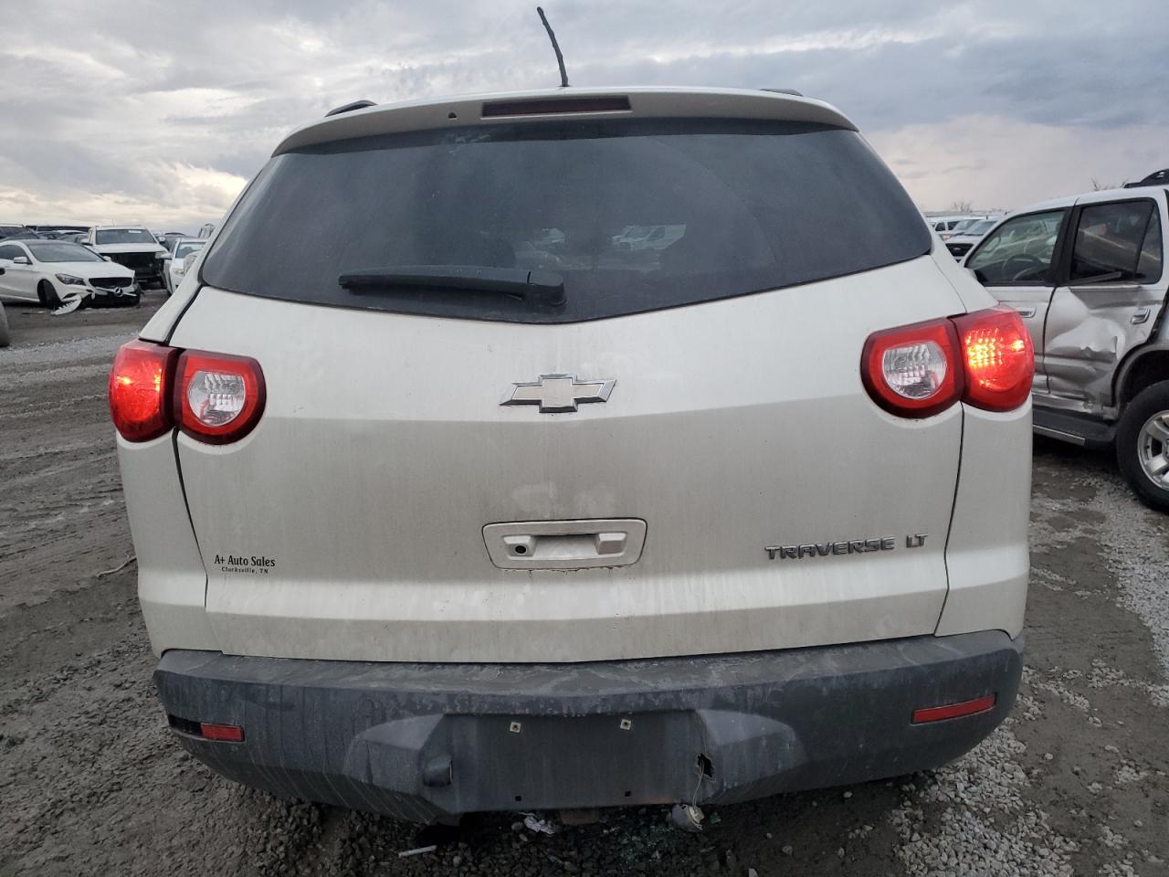 2011 Chevrolet Traverse VIN 1GNKRGEDXBJ264141 Copart auction photo, all over damage thumbnail 6