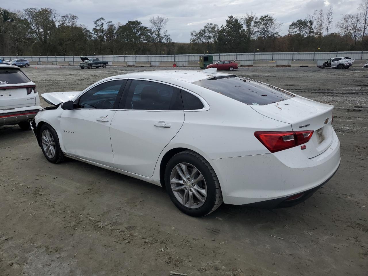 2017 Chevrolet Malibu VIN 1G1ZE5ST4HF101198 Copart auction photo, front end / side damage thumbnail 2