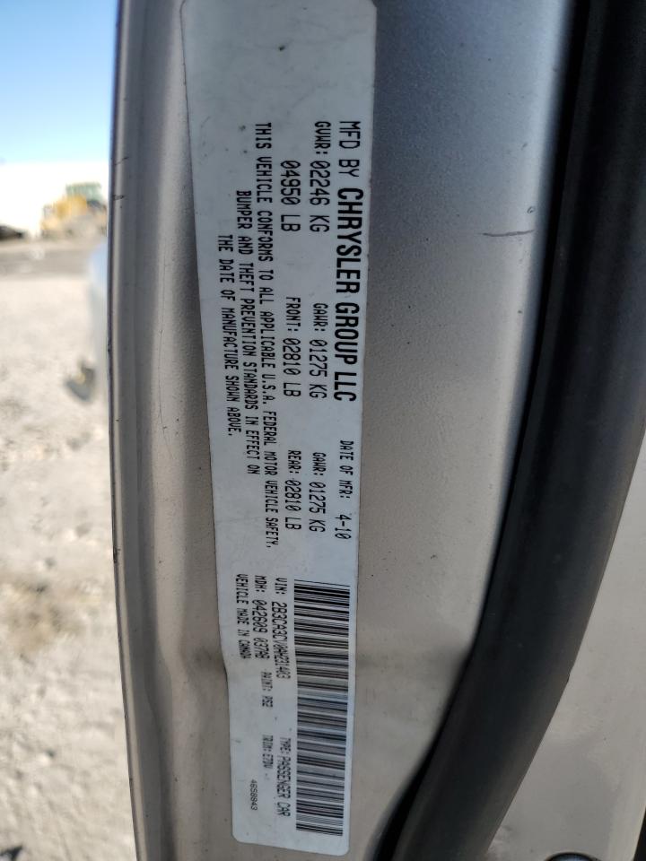 2010 Dodge Charger VIN 2B3CA3CV0AH231403 Copart auction photo, front end damage thumbnail 14