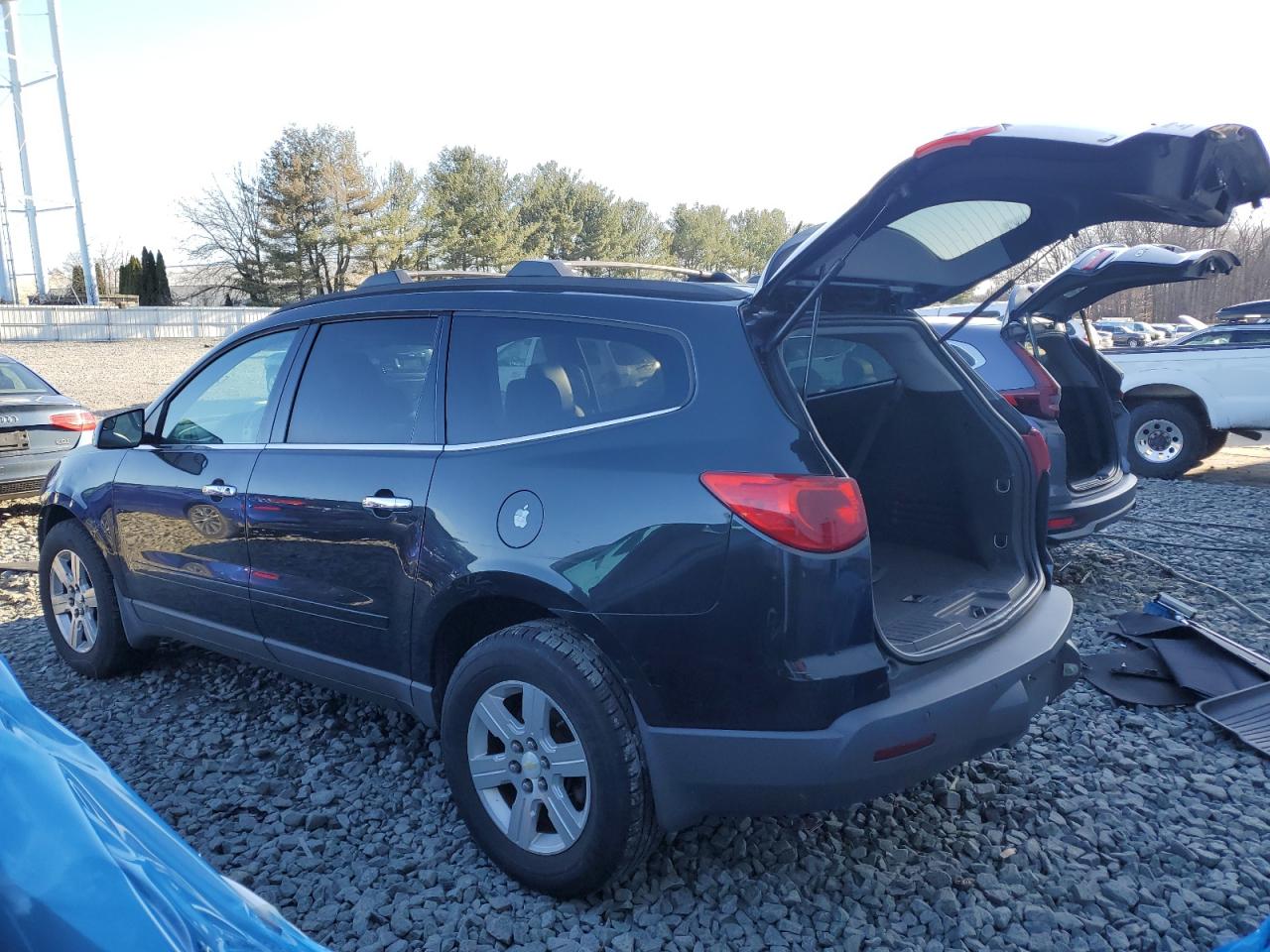 2010 Chevrolet Traverse VIN 1GNLVGED7AJ209001 Copart auction photo, front end / rear end damage thumbnail 2