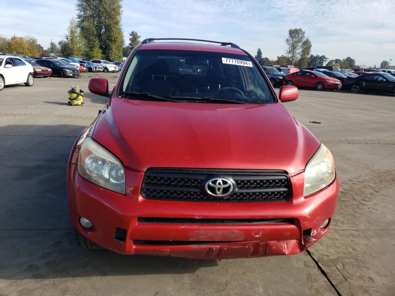 2007 Toyota RAV 4 VIN JTMBD32V576049404 Copart auction photo, rear end damage thumbnail 5