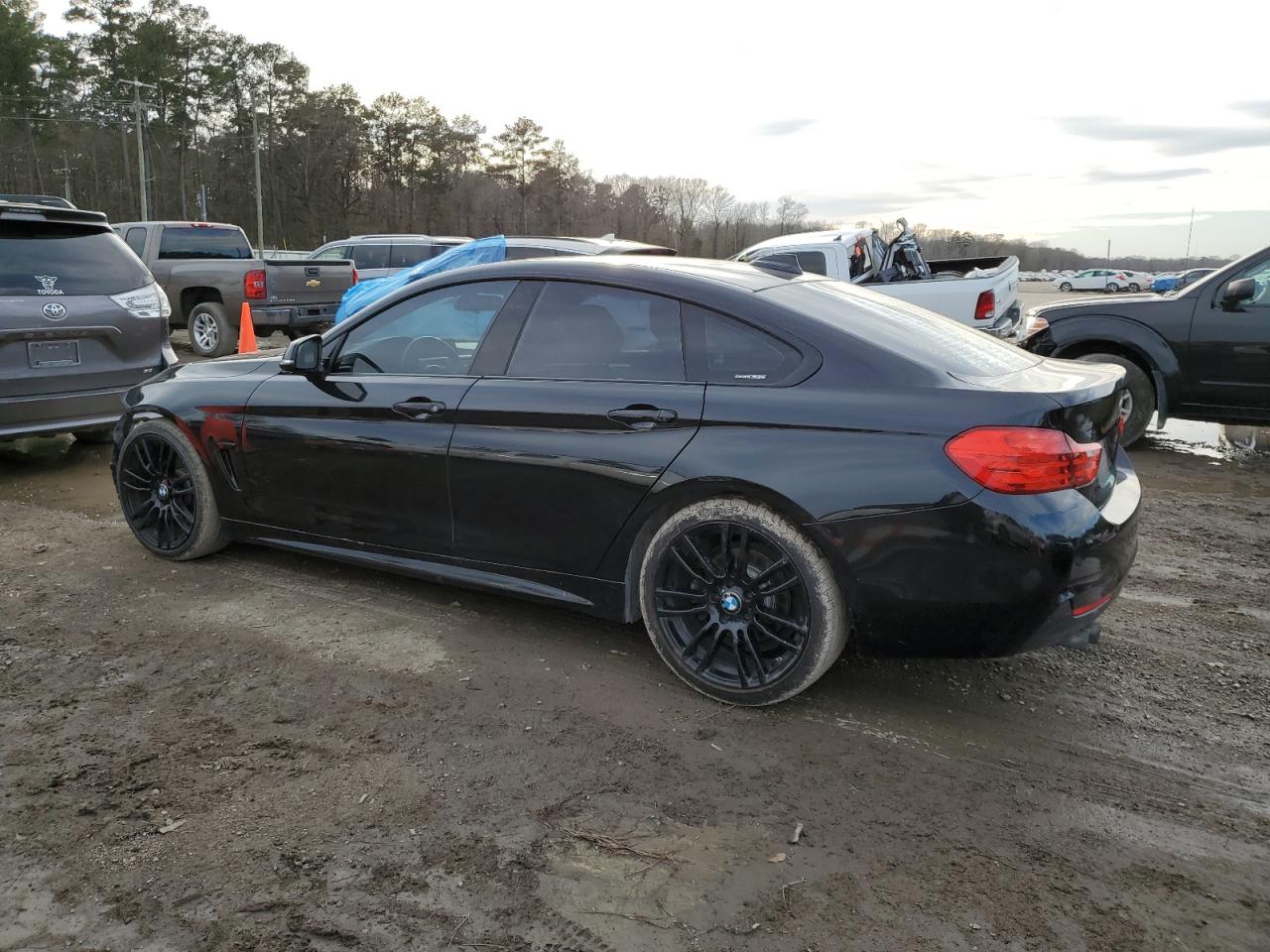 2015 BMW 4er VIN WBA4A5C5XFGK15868 Copart auction photo, all over damage thumbnail 2