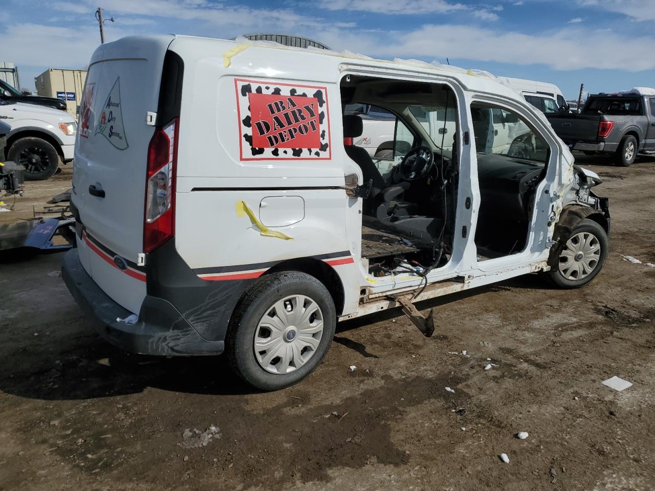 2020 Ford Transit VIN NM0LS7E27L1460262 Copart auction photo, all over / stripped damage thumbnail 3