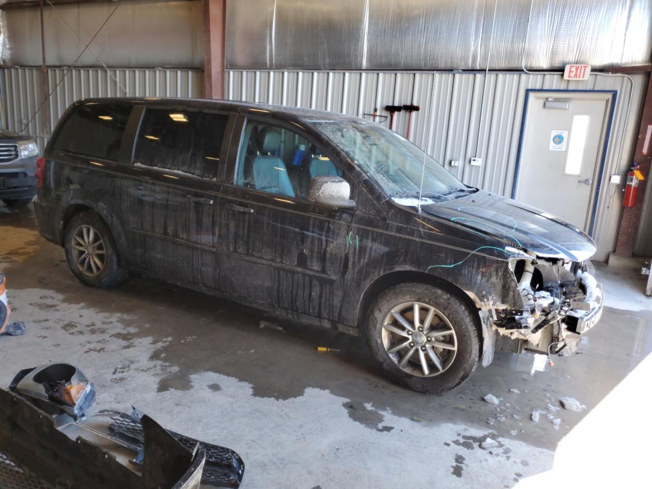 2014 Dodge Caravan VIN 2C4RDGEG1ER366783 Copart auction photo, front end damage thumbnail 4