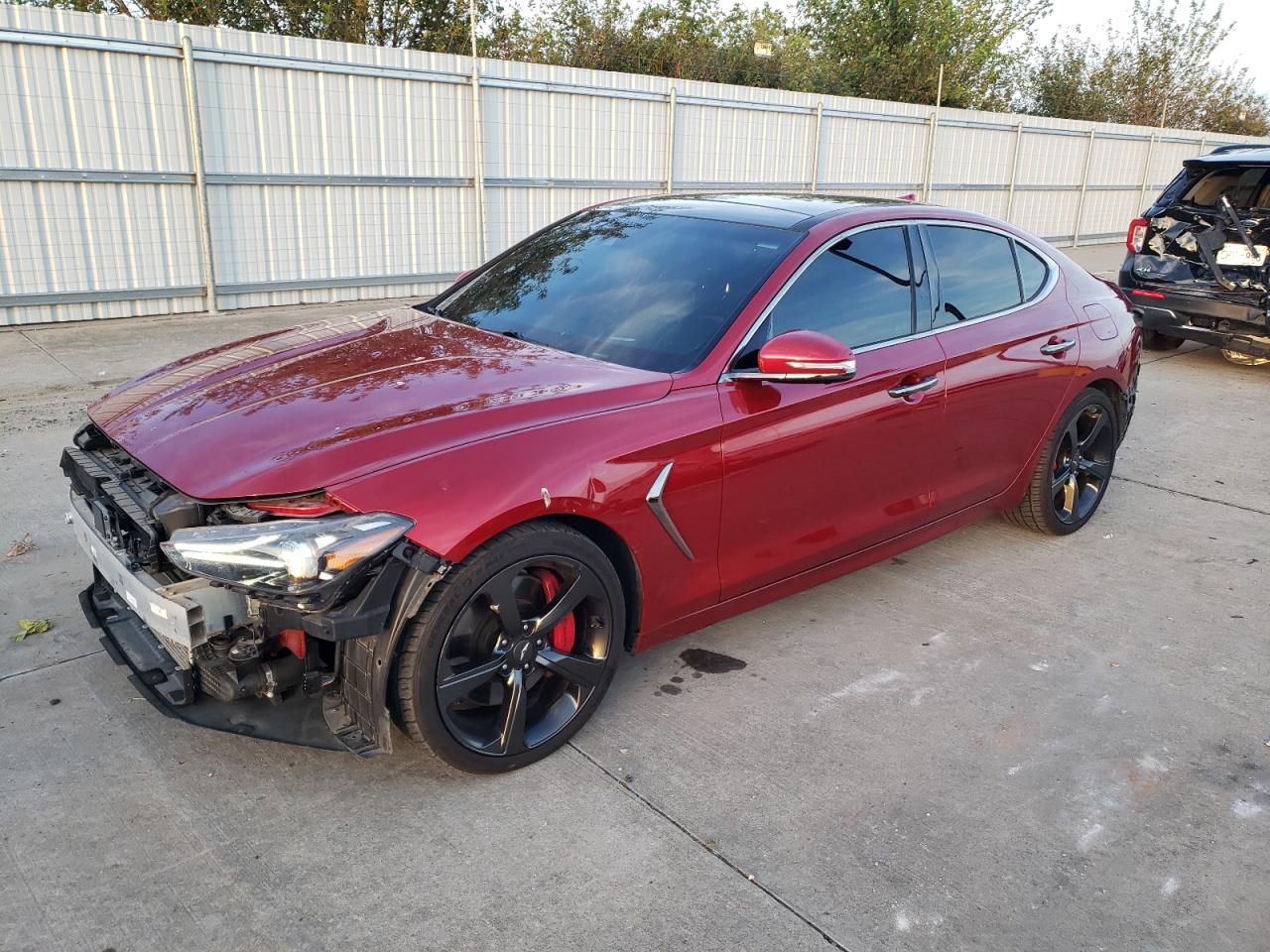 2020 Genesis G70 VIN KMTG34LE0LU048827