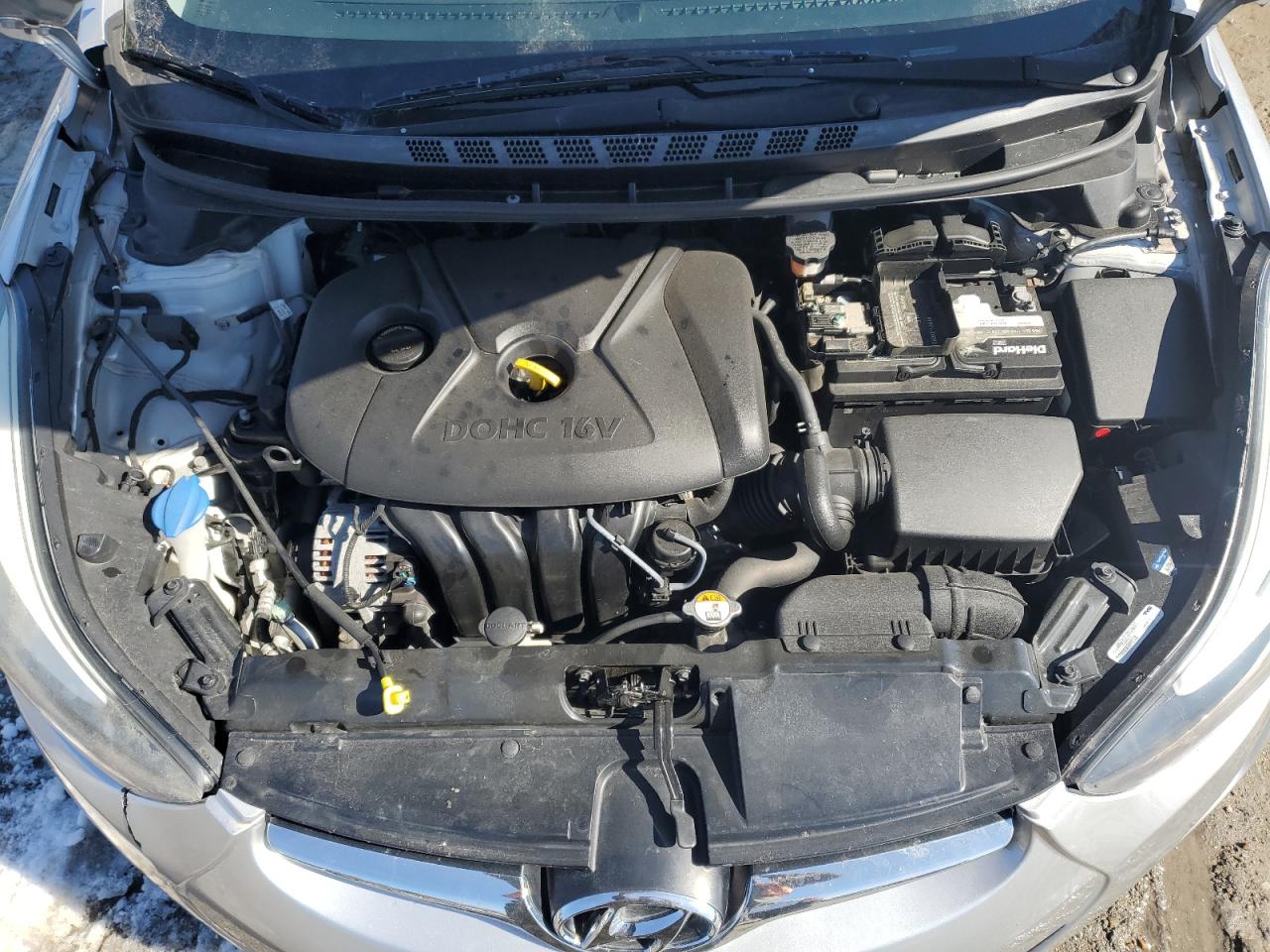 2015 Hyundai Elantra VIN 5NPDH4AE0FH572483 Copart auction photo, front end / rear end damage thumbnail 11