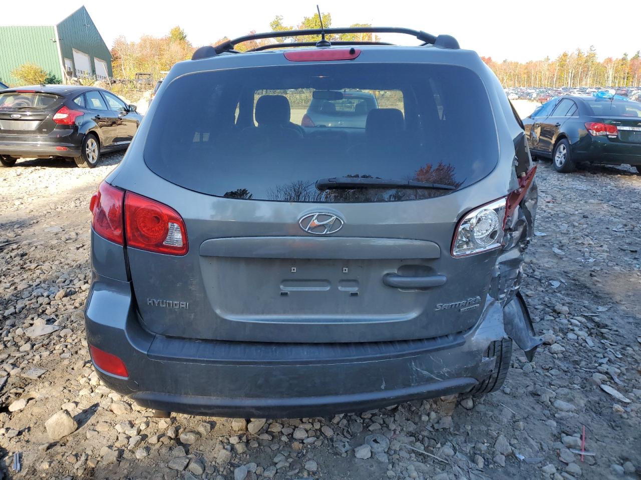 2009 Hyundai Santa Fe VIN 5NMSG73D49H305879 Copart auction photo, rear end damage thumbnail 6