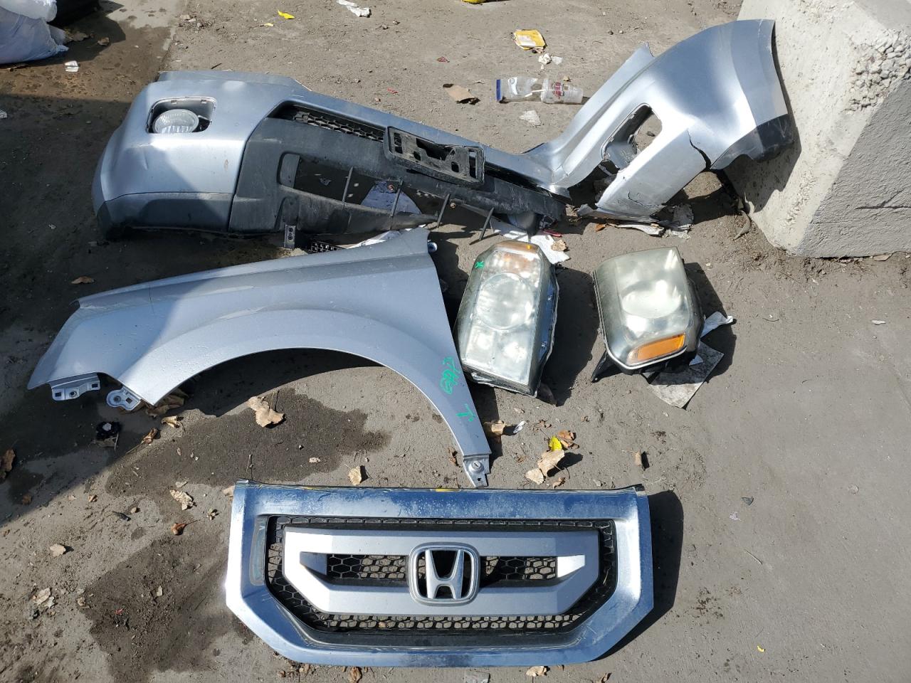 2011 Honda Pilot VIN 5FNYF4H49BB082864 Copart auction photo, front end / hail damage thumbnail 13