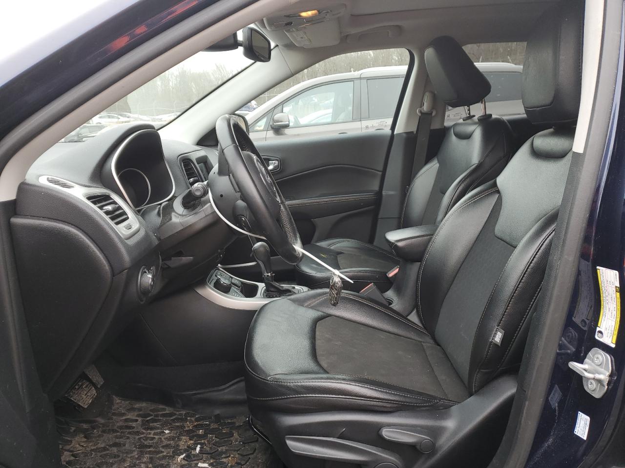 2020 Jeep Compass VIN 3C4NJDBB9LT222861 Copart auction photo, front end damage thumbnail 7