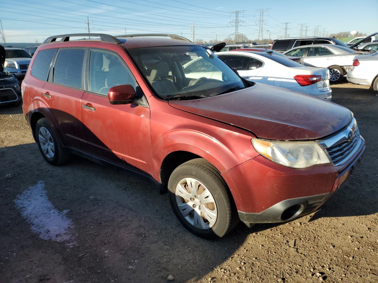 2010 Subaru Forester VIN JF2SH6BC7AH768123 Copart auction photo, mechanical damage thumbnail 4