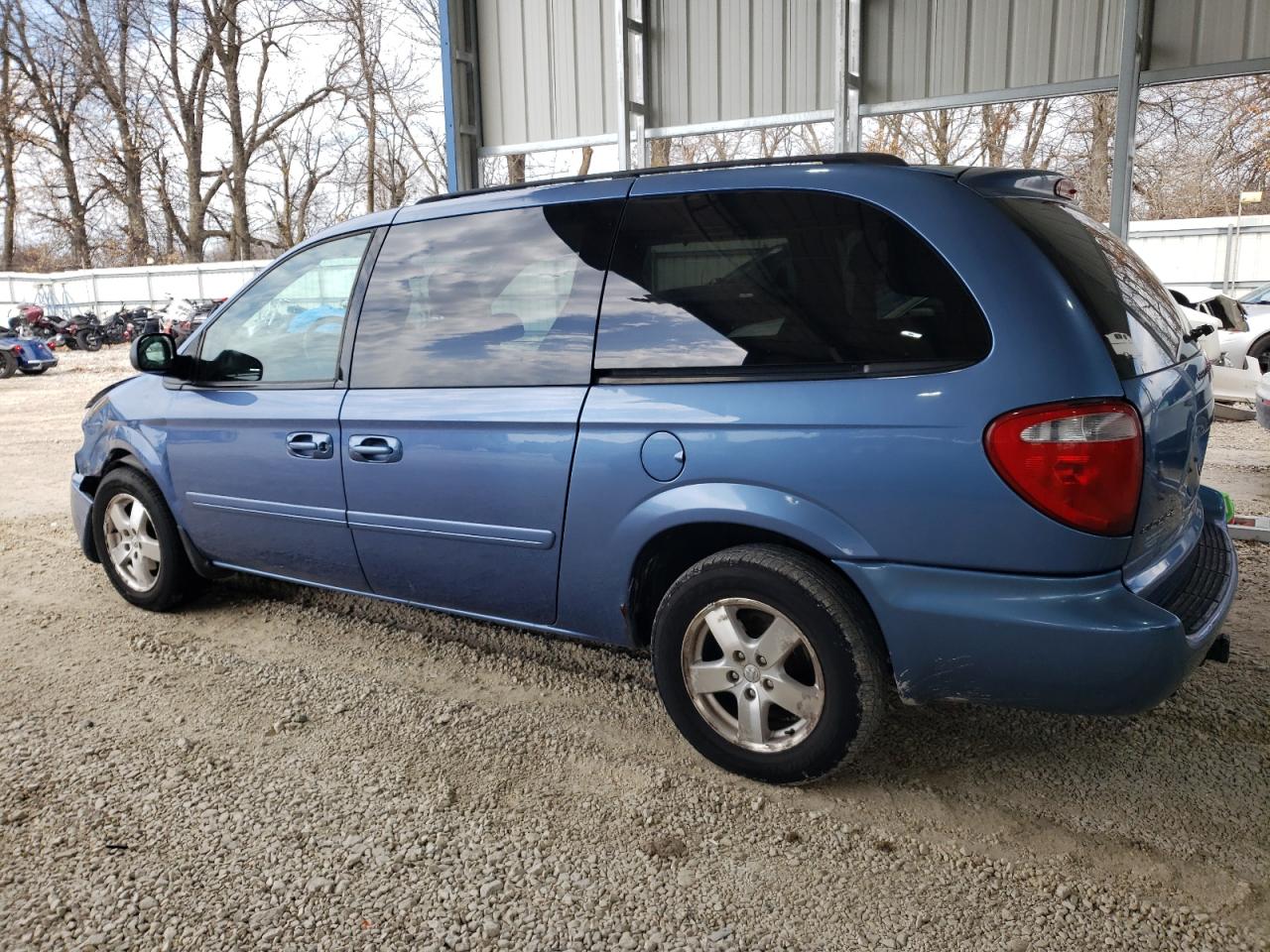 2007 Dodge Caravan VIN 2D4GP44L27R360198 Copart auction photo, front end / minor dent/scratches damage thumbnail 2