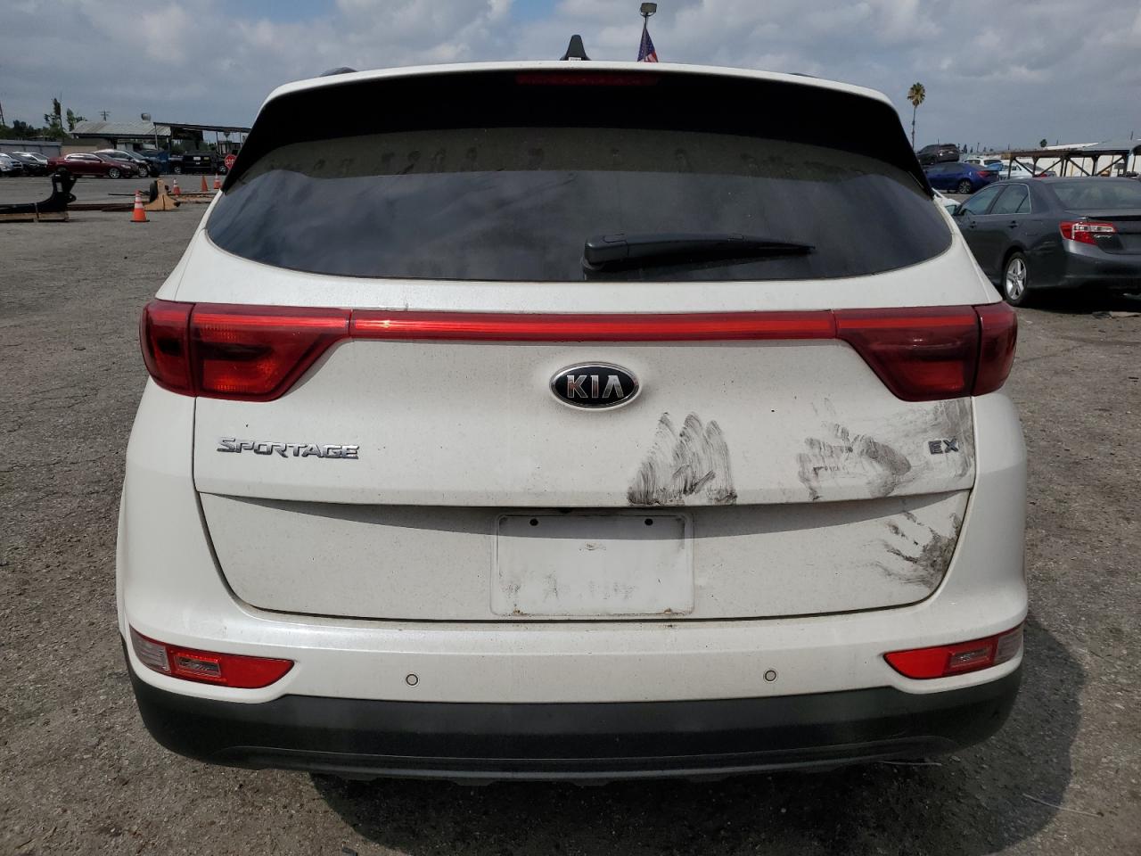 2018 KIA Sportage VIN KNDPN3AC2J7358333 Copart auction photo, burn - engine / missing/altered vin damage thumbnail 6