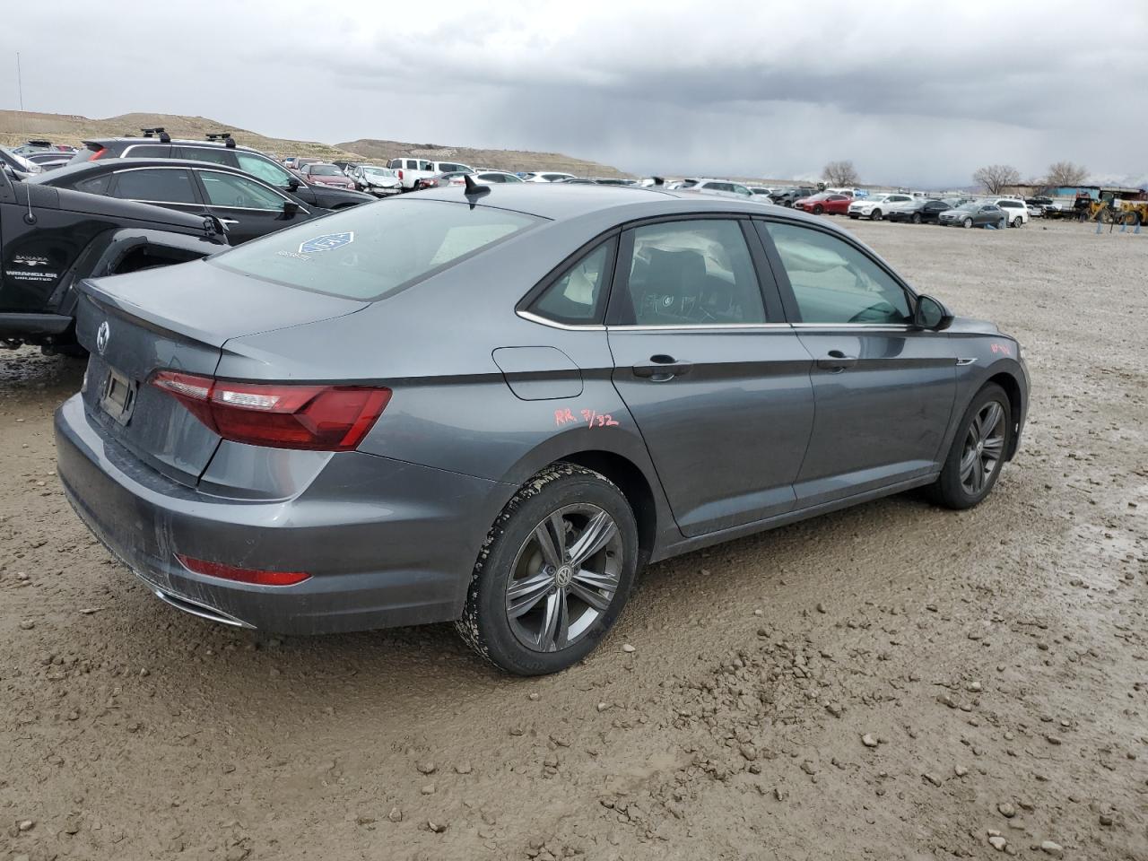 2020 Volkswagen Jetta VIN 3VWCB7BU7LM046729 Copart auction photo, side damage thumbnail 3