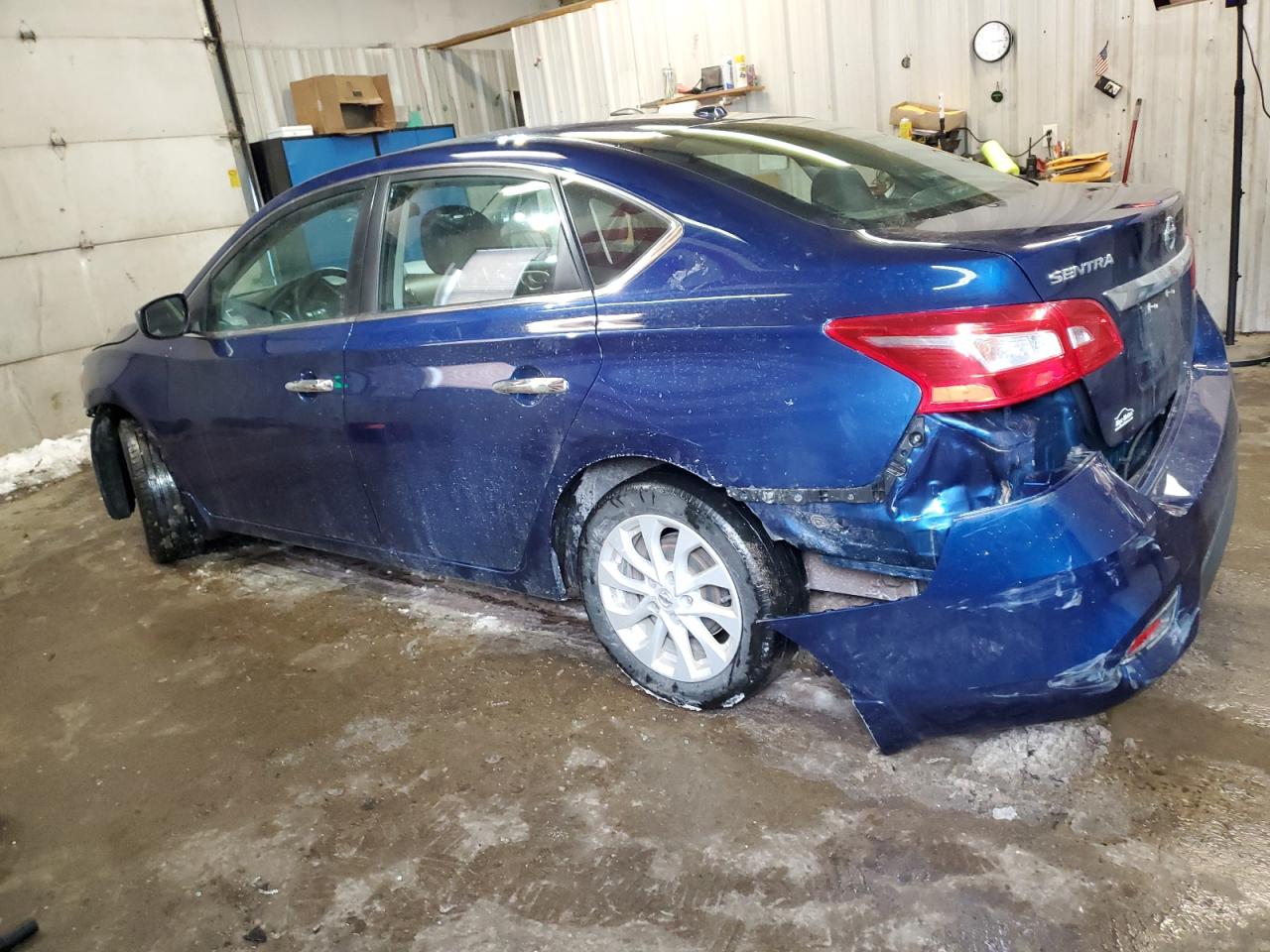 2019 Nissan Sentra VIN 3N1AB7AP0KY300281 Copart auction photo, front end / rear end damage thumbnail 2