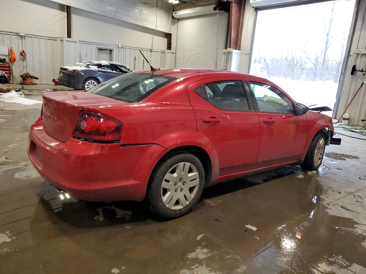 2013 Dodge Avenger VIN 1C3CDZAB0DN530164 Copart auction photo, front end / rear end damage thumbnail 3