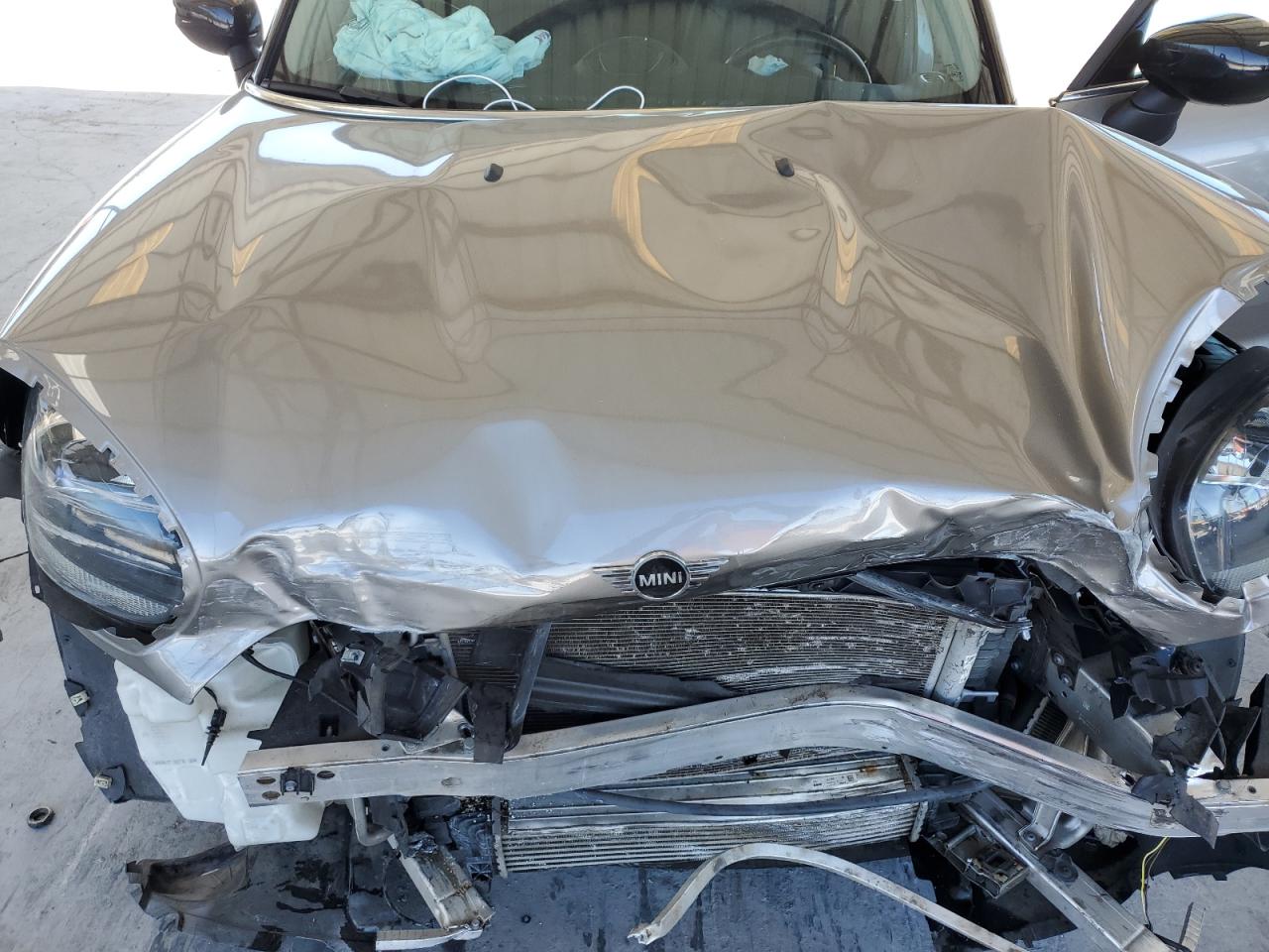 2020 MINI Cooper VIN WMZYW3C09L3L21634 Copart auction photo, front end damage thumbnail 12