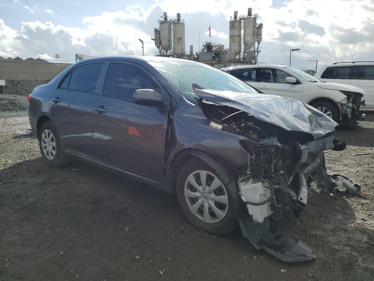 2010 Toyota Corolla VIN JTDBU4EE6AJ074916 Copart auction photo, front end damage thumbnail 4