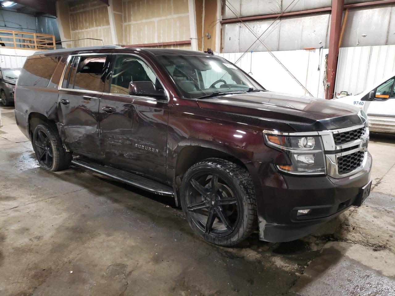 2020 Chevrolet Suburban VIN 1GNSKHKC2LR210311 Copart auction photo, side / all over damage thumbnail 4