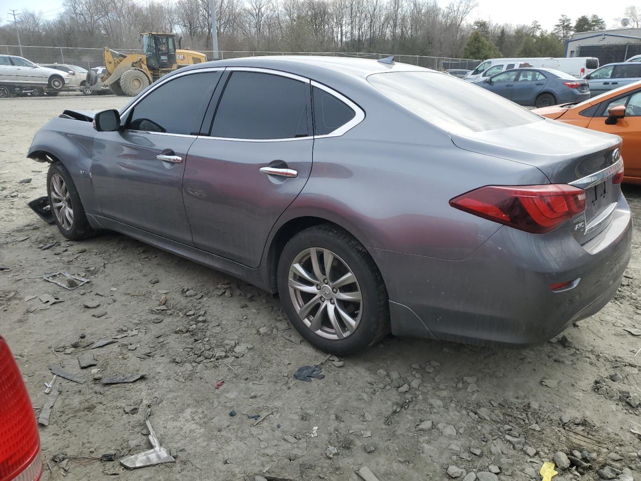 2019 Infiniti Q70 VIN JN1BY1AR9KM585437 Copart auction photo, front end damage thumbnail 2