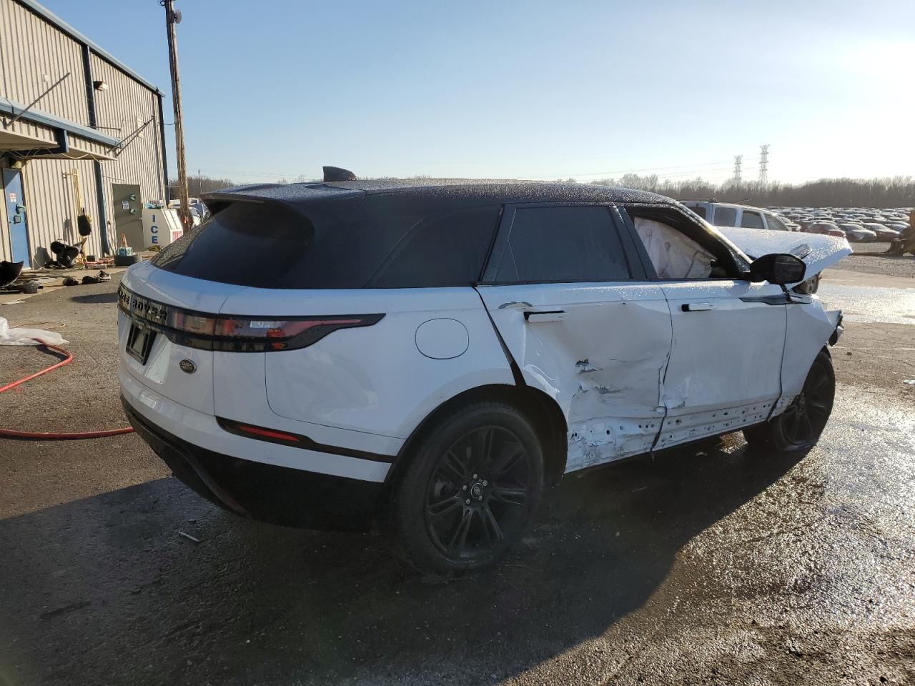 2022 Land Rover Range Rover VIN SALYT2EX7NA347458 Copart auction photo, all over damage thumbnail 3