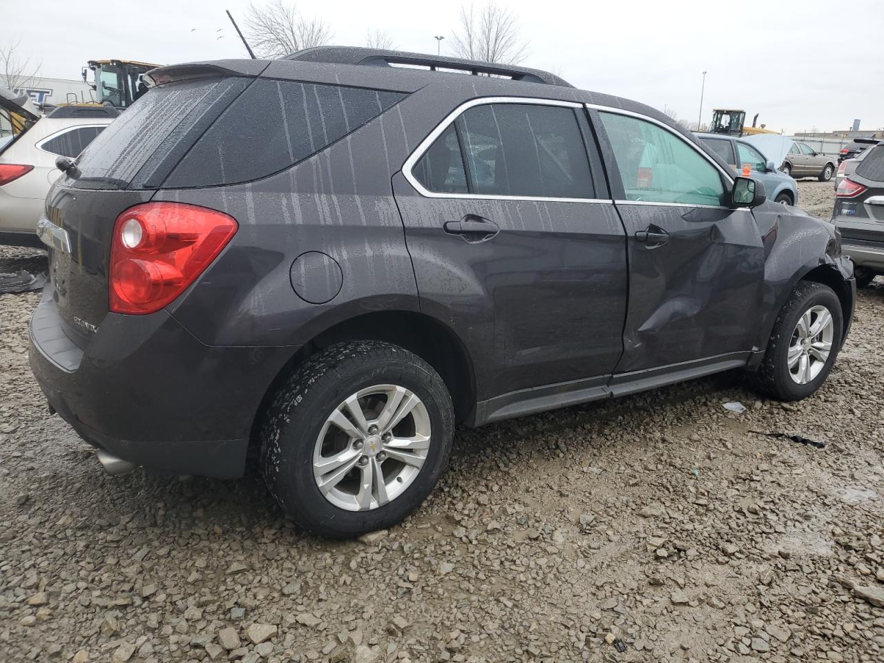 2014 Chevrolet Equinox VIN 2GNFLFE3XE6181332 Copart auction photo, front end / side damage thumbnail 3