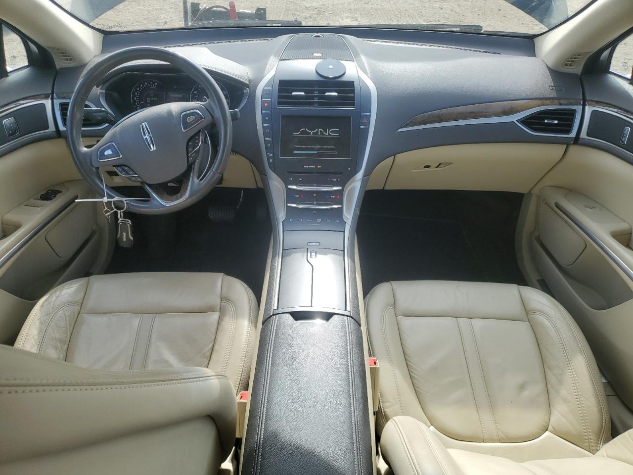 2015 Lincoln MKZ VIN 3LN6L2GK5FR623753 Copart auction photo, side / minor dent/scratches damage thumbnail 8