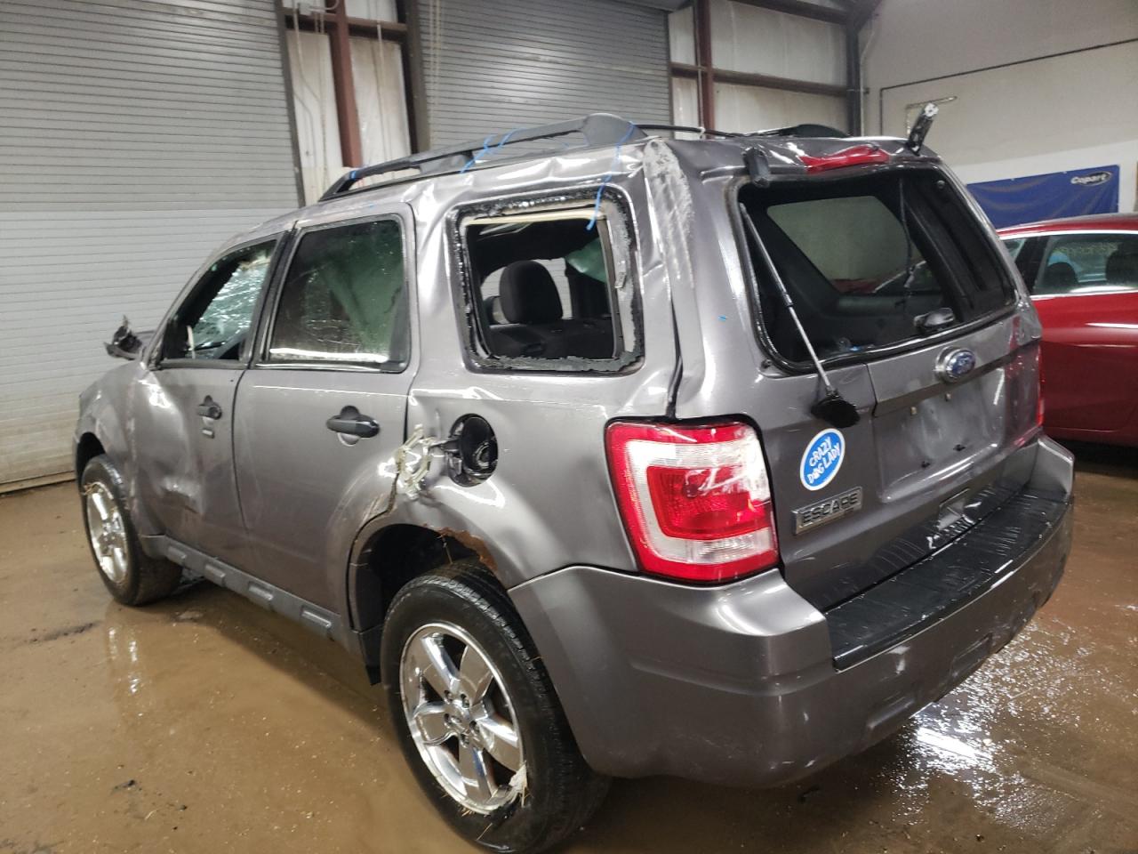 2012 Ford Escape VIN 1FMCU0D70CKA04207 Copart auction photo, rollover / mechanical damage thumbnail 2