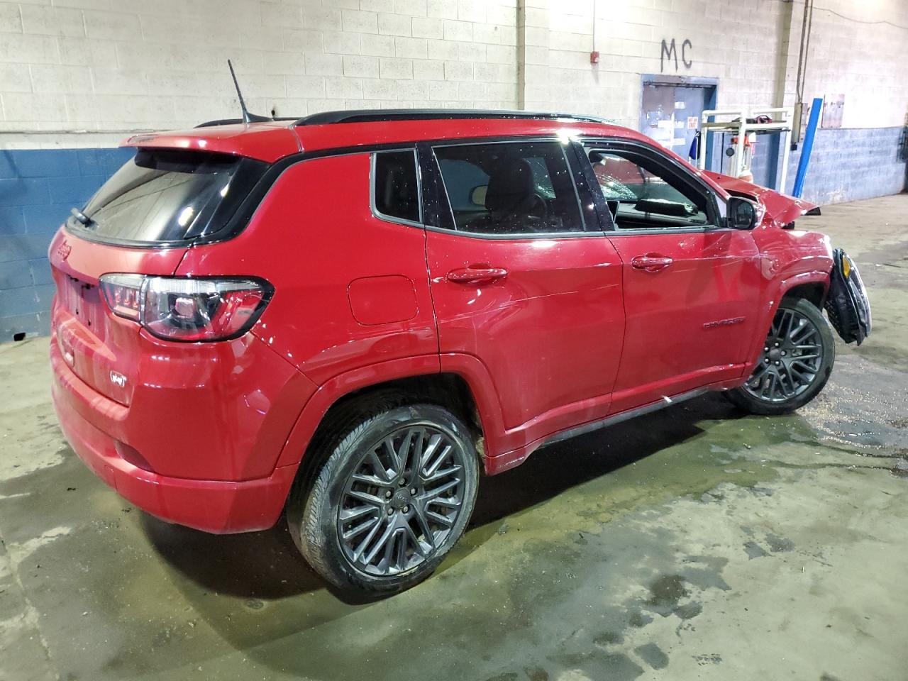 2022 Jeep Compass VIN 3C4NJDCB9NT236731 Copart auction photo, front end damage thumbnail 3
