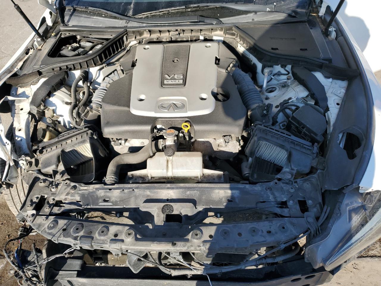 2015 Infiniti Q50 VIN JN1BV7AR0FM421608 Copart auction photo, front end damage thumbnail 12