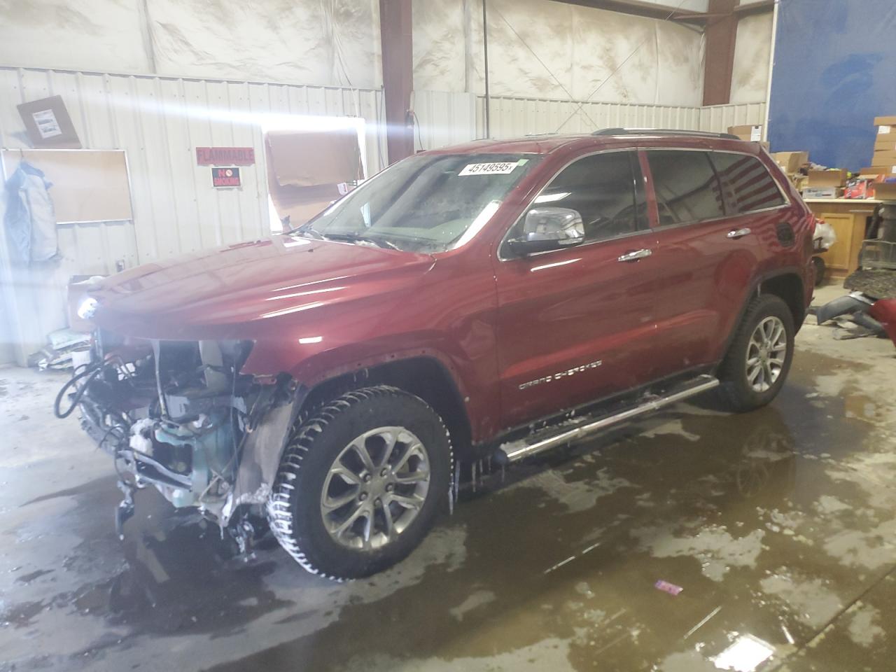 2014 Jeep Grand Cherokee VIN 1C4RJFBG7EC572450 - Copart auction photo