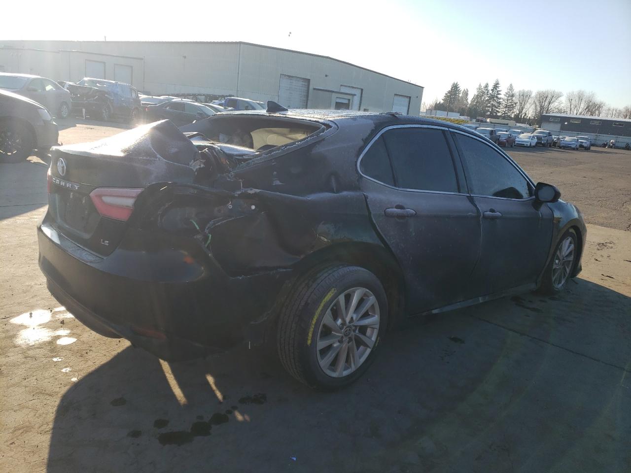 2023 Toyota Camry VIN 4T1C11AK2PU168883 Copart auction photo, rear end / side damage thumbnail 3