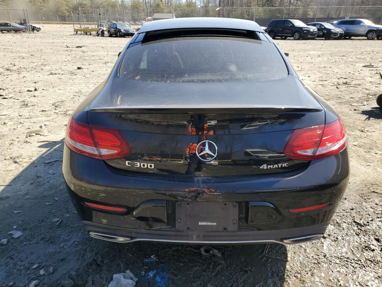 2017 Mercedes-Benz C-klasse VIN WDDWJ4KB6HF452935 Copart auction photo, front end damage thumbnail 6