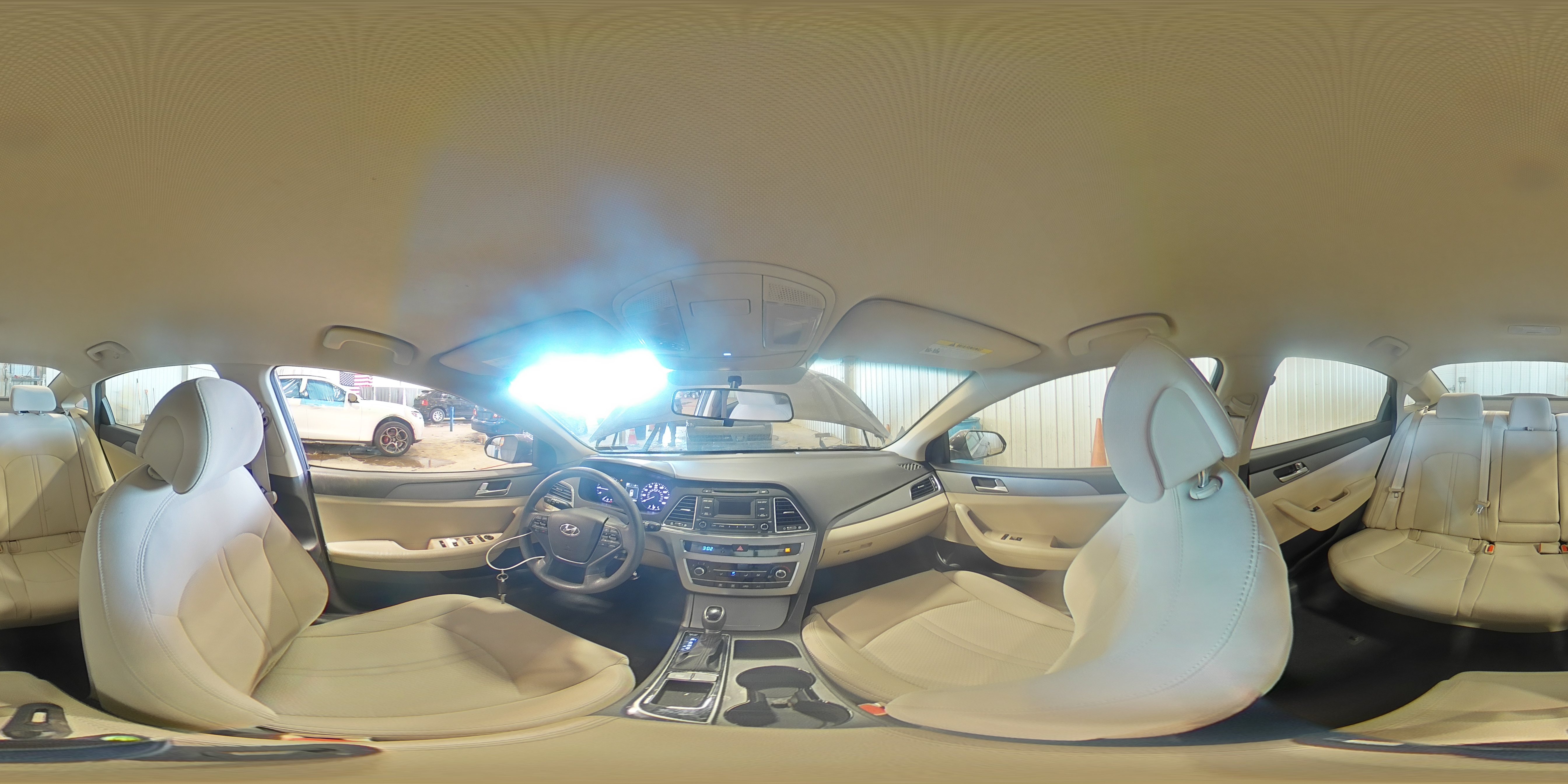 2015 Hyundai Sonata VIN 5NPE24AF0FH148817 Copart auction photo, vandalism / front end damage thumbnail 15