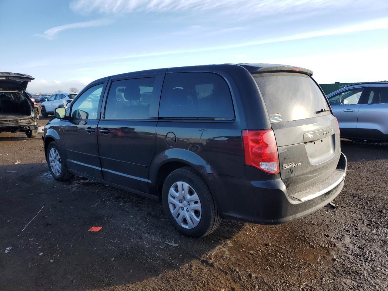 2014 Dodge Caravan VIN 2C4RDGBG5ER201758 Copart auction photo, front end damage thumbnail 2