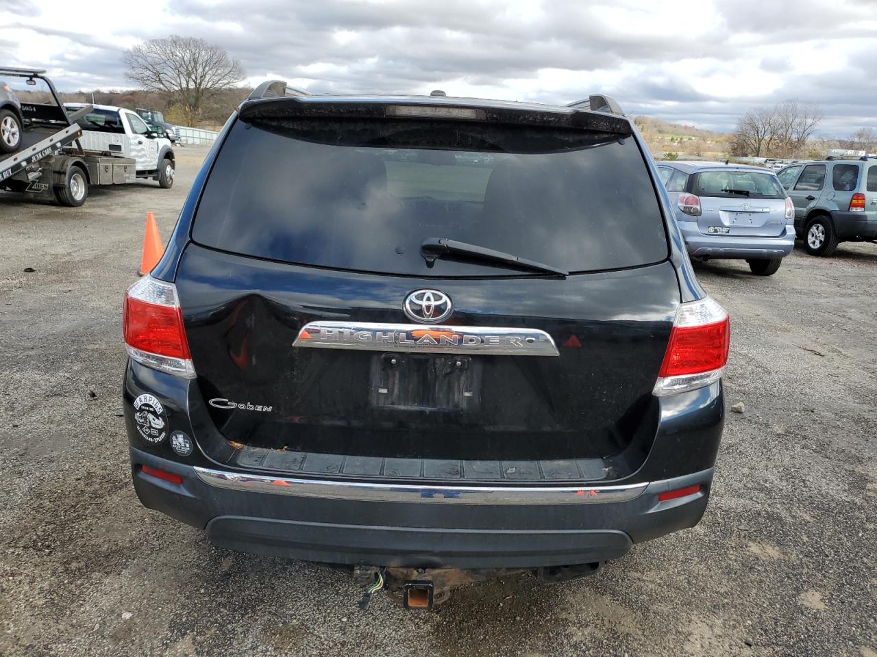 2012 Toyota Highlander VIN 5TDYK3EH7CS056998 Copart auction photo, front end damage thumbnail 6