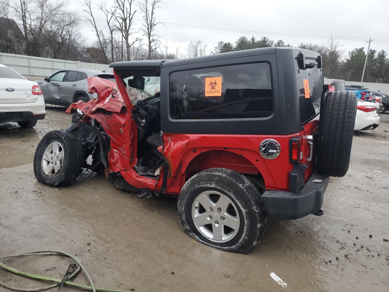 2011 Jeep Wrangler VIN 1J4AA2D16BL601182 Copart auction photo, all over damage thumbnail 2