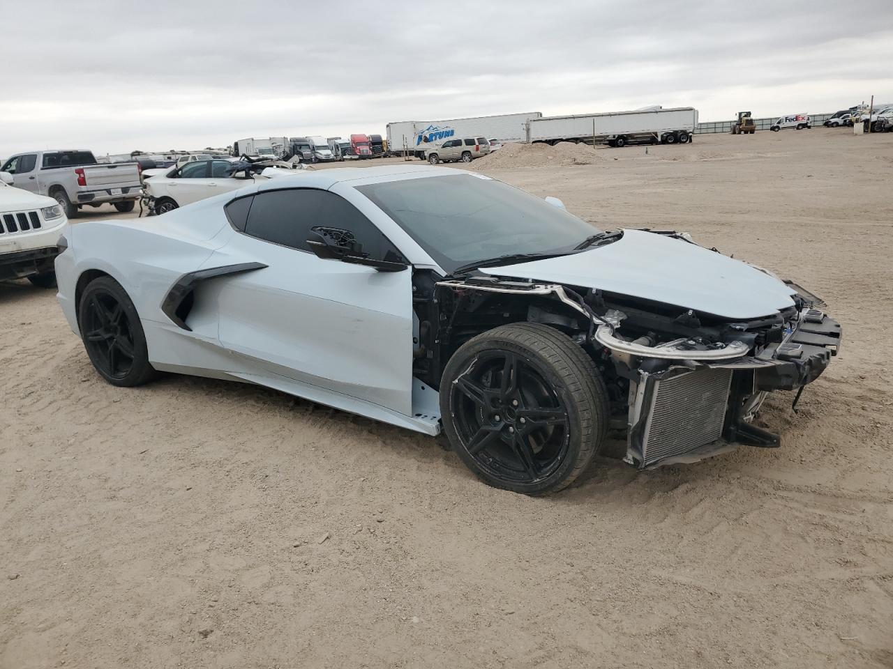 2022 Chevrolet Corvette VIN 1G1YA2D45N5112336 Copart auction photo, front end / rear end damage thumbnail 4