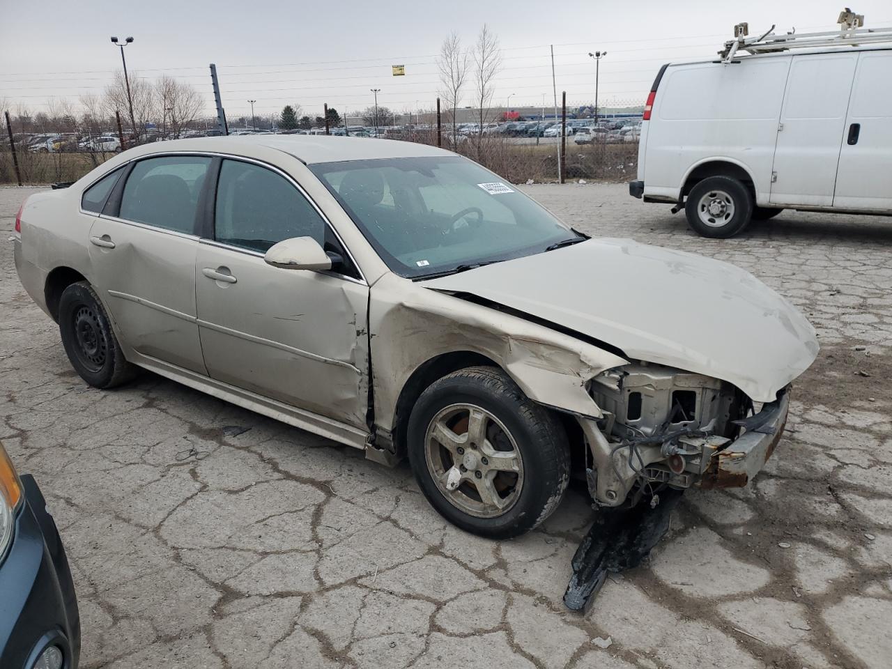 2011 Chevrolet Impala VIN 2G1WF5EK5B1189759 Copart auction photo, front end / undercarriage damage thumbnail 4
