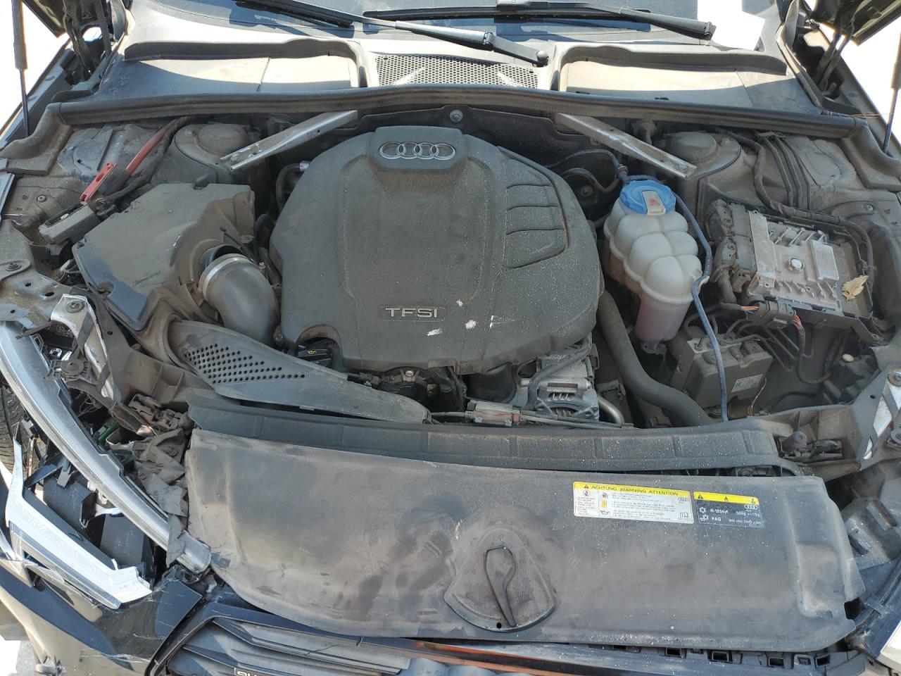 2018 Audi A4 VIN WAUENAF49JN008350 Copart auction photo, front end damage thumbnail 11