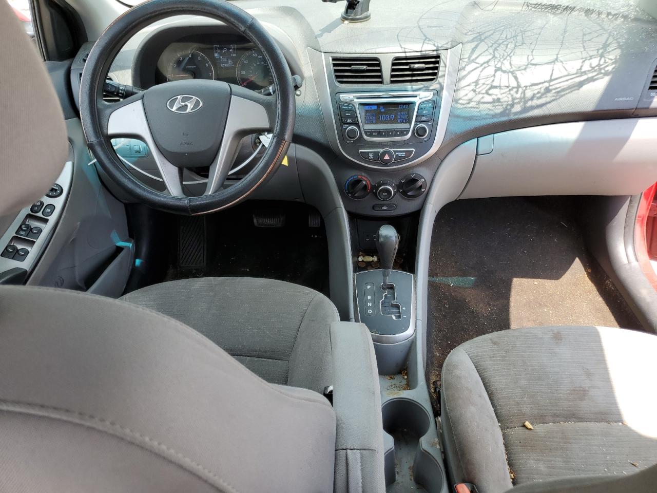 2017 Hyundai Accent VIN KMHCT4AE1HU237960 Copart auction photo, front end / minor dent/scratches damage thumbnail 8