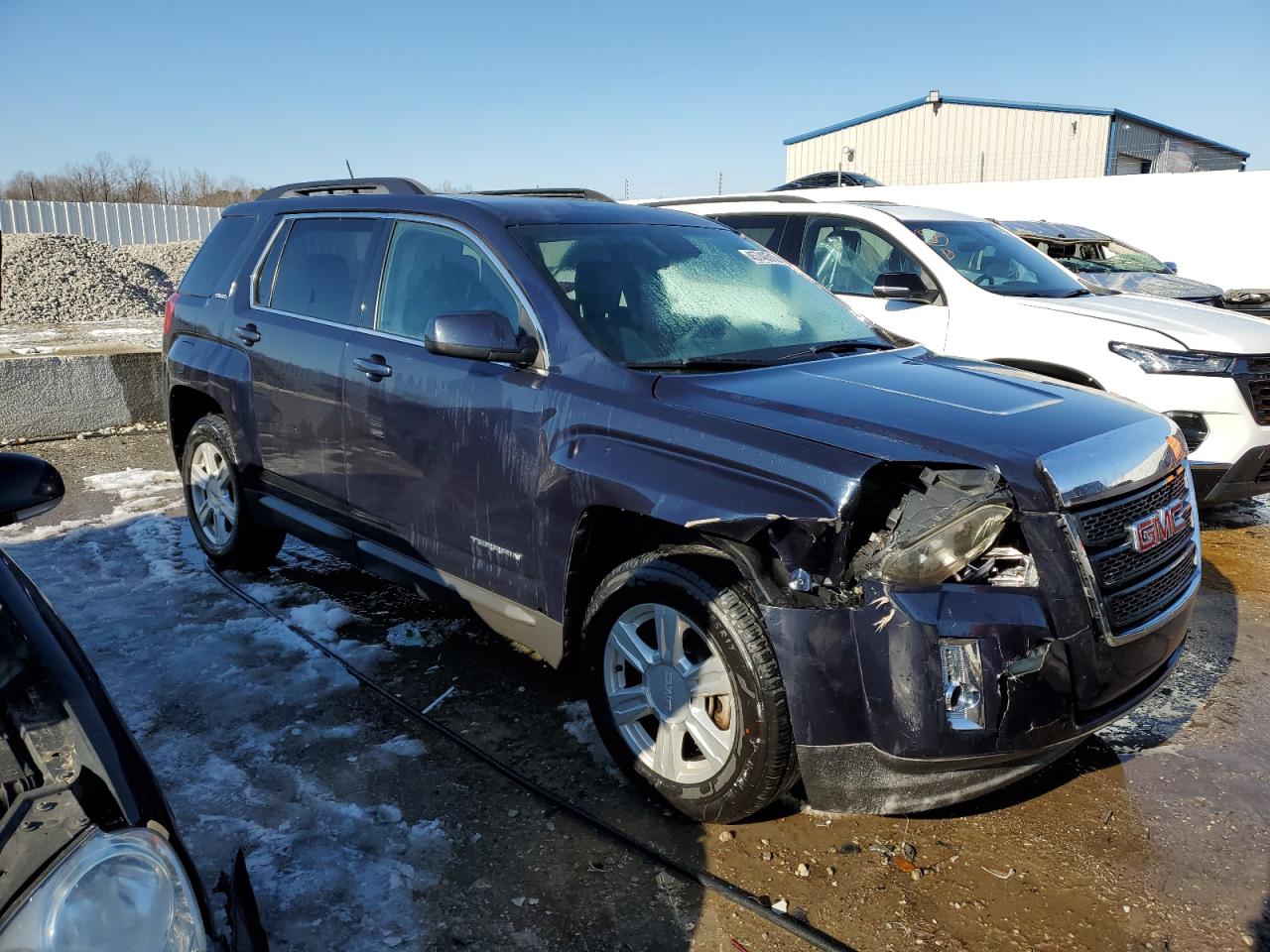 2015 GMC Terrain VIN 2GKALREK5F6181837 Copart auction photo, front end damage thumbnail 4