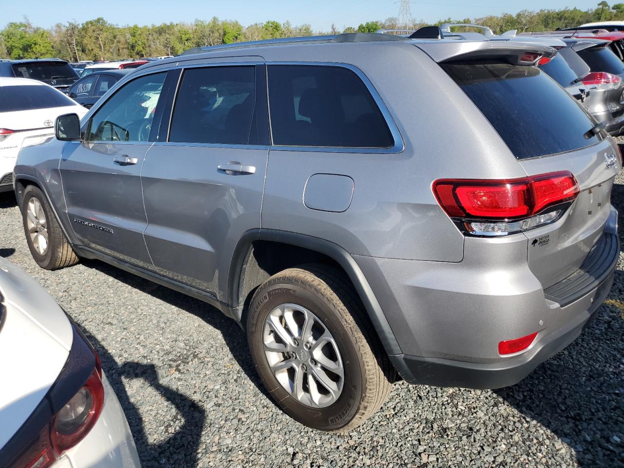 2021 Jeep Grand Cherokee VIN 1C4RJEAG7MC831190 Copart auction photo, front end damage thumbnail 2